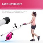 SPORTNOW Folding Exercise Bike with 8-Level Resistance