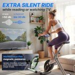 Ultrasport F-Bike Foldable Exercise Bike with LCD Display