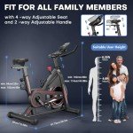 DMASUN Indoor Exercise Bike with LCD Display