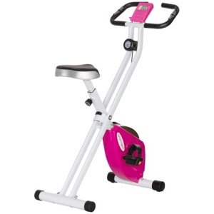 SPORTNOW Folding Exercise Bike with 8-Level Resistance