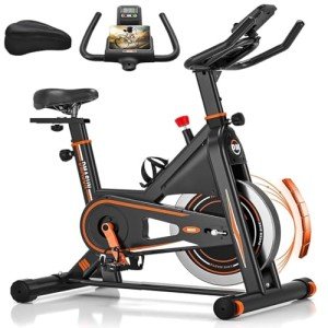 DMASUN Magnetic Exercise Bike with Adjustable Resistance