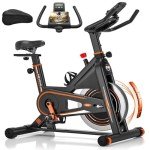 DMASUN Magnetic Exercise Bike with Adjustable Resistance