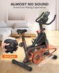 DMASUN Magnetic Exercise Bike with Adjustable Resistance