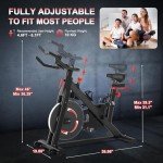 Dripex Magnetic Resistance Stationary Exercise Bike