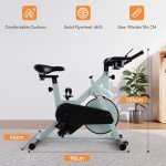 Lacuffy Magnetic Indoor Cycling Exercise Bike 136 kg