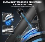 Indoor Cycling Exercise Bike with Digital Display & Tablet Holder