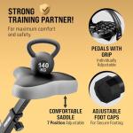 SPORTANA® Eagle 2 Foldable Exercise Bike | 10 Resistance Levels