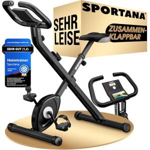 SPORTANA® Eagle 2 Foldable Exercise Bike | 10 Resistance Levels