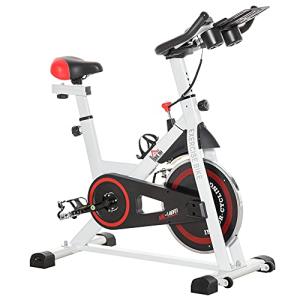 HOMCOM Indoor Exercise Bike with 8kg Flywheel