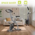 ATIVAFIT 3-In-1 Foldable Indoor Cycling Bike & Resistance Bands