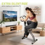 ATIVAFIT 3-In-1 Foldable Indoor Cycling Bike & Resistance Bands