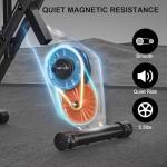 Foldable 4-in-1 Magnetic Exercise Bike with LCD Display