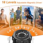 Foldable Exercise Bike with Heart Rate Monitor