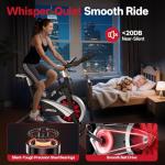 JOROTO X2 Exercise Bike - 136kg Weight Capacity & Magnetic Resistance &16kg Flywheel & Belt Drive