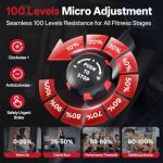 JOROTO X2 Exercise Bike - 136kg Weight Capacity & Magnetic Resistance &16kg Flywheel & Belt Drive