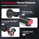 JOROTO X2 Exercise Bike - 136kg Weight Capacity & Magnetic Resistance &16kg Flywheel & Belt Drive