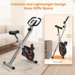Wenoker Folding Exercise Bike with Magnetic Resistance, LCD Display