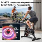CHAOKE Indoor Exercise Bike with Magnetic Resistance