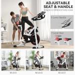 HOMCOM Indoor Exercise Bike with 8kg Flywheel