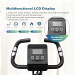 Upright/Recumbent Foldable Exercise Bike with Adjustable Resistance Levels