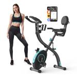 Foldable 4 in 1 Exercise Bike with App