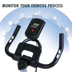 FK Sports Adjustable Exercise Bike with Monitor & Holder