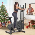 Cowmew 2-in-1 Elliptical Exercise Bike for Home