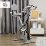 HOMCOM 2-in-1 Folding Exercise Bike with Resistance