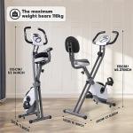 Panana Foldable Exercise Bike with Magnetic Resistance