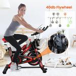 Jupgod Indoor Cycling Bike with Silent Flywheel