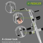 BI-PEDALER Folding Exercise Bike for Home and Gym