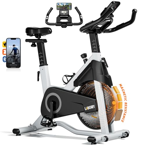 Labgrey Magnetic Exercise Bike with Smart Apps & Heart Rate Sensor