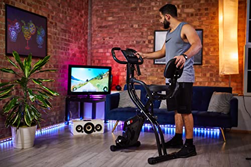 VRAi Fitness SXB-350 Folding Exercise Bike with Bluetooth