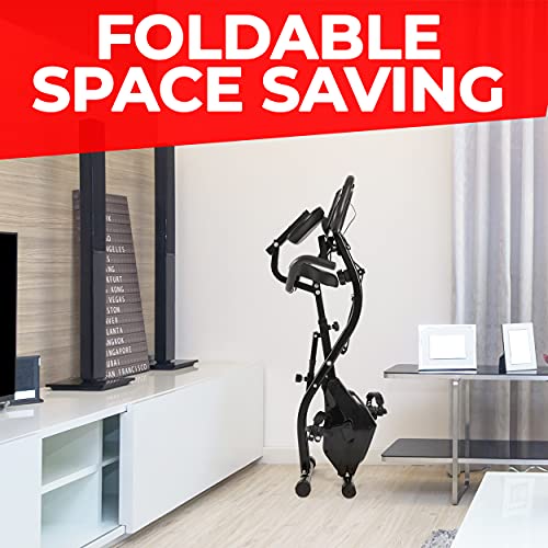VRAi Fitness SXB-350 Folding Exercise Bike with Bluetooth