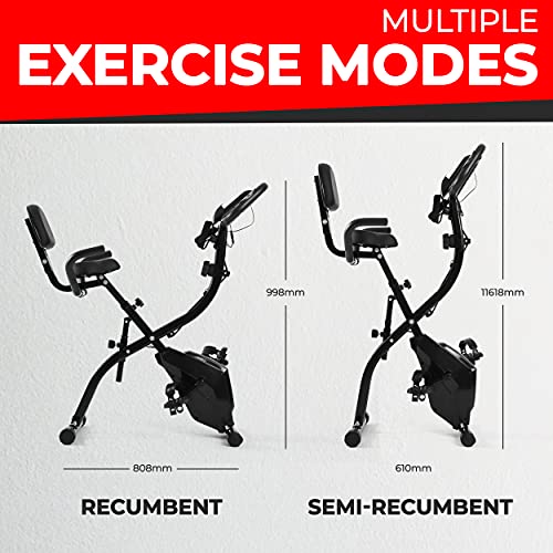 VRAi Fitness SXB-350 Folding Exercise Bike with Bluetooth