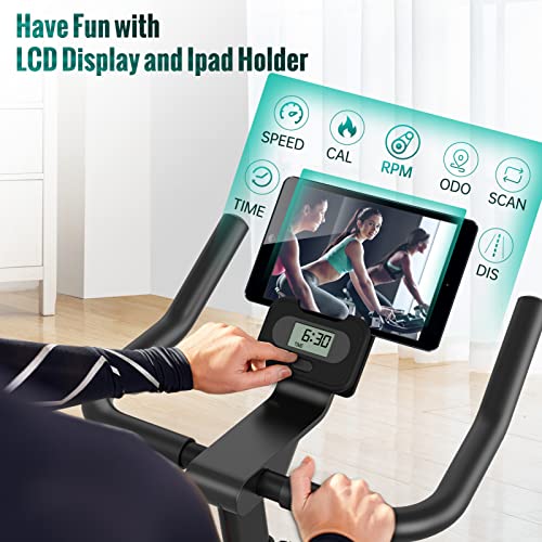 PASYOU S30: Magnetic Resistance Stationary Bike for Home