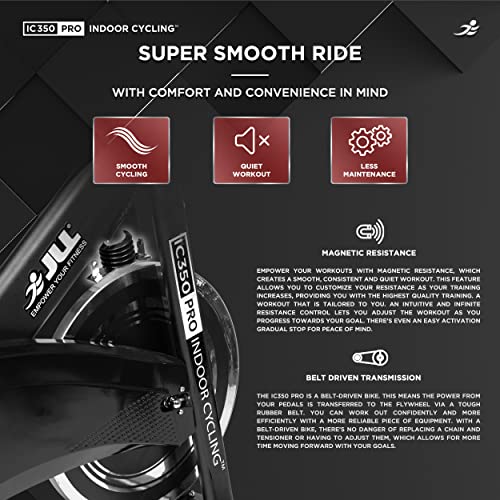 JLL IC350 PRO Indoor Exercise Bike, Advanced Flywheel