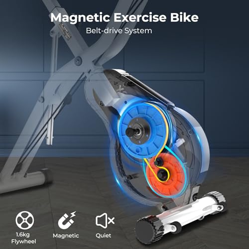 Micyox MX711 Foldable Magnetic Indoor Exercise Bike