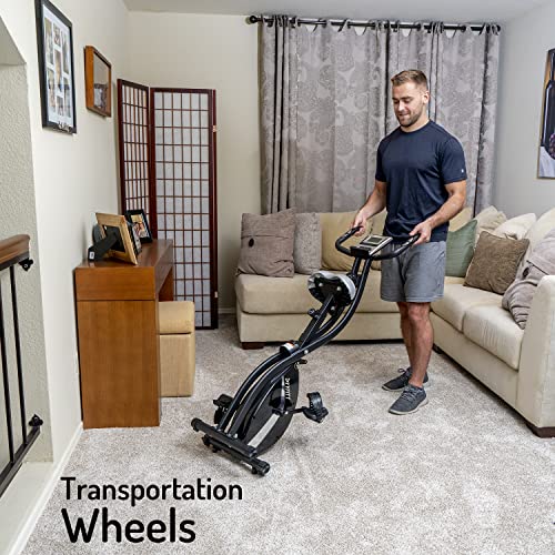 YYFITT Basic Foldable Exercise Bike with 16 Resistance