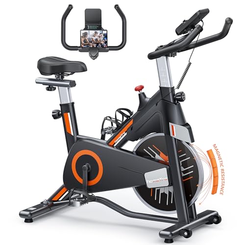 Indoor Cycling Bike with 150KG Weight Capacity & Monitor