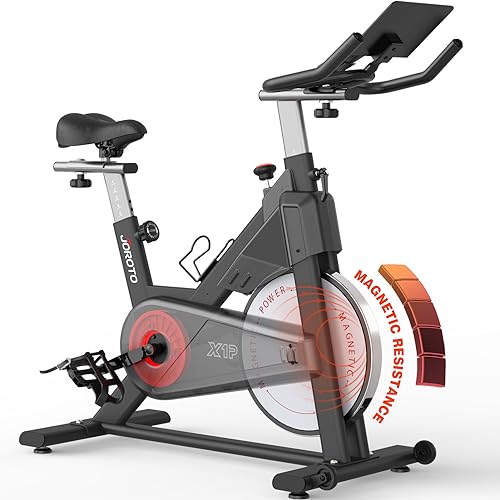 JOROTO Stationary Exercise Bike - Magnet Resistance, Heavy Flywheel