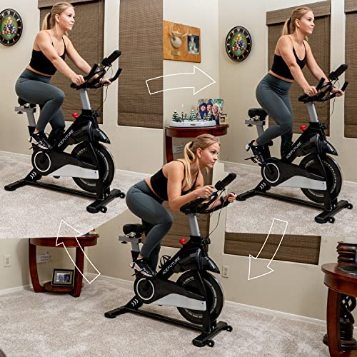 Acefuture Magnetic Resistance Exercise Bike with 13.6kg Flywheel