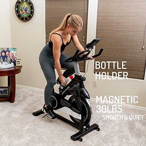 Acefuture Magnetic Resistance Exercise Bike with 13.6kg Flywheel