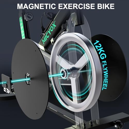 Micyox MX87 Magnetic Exercise Bike with Heart Rate Sensor