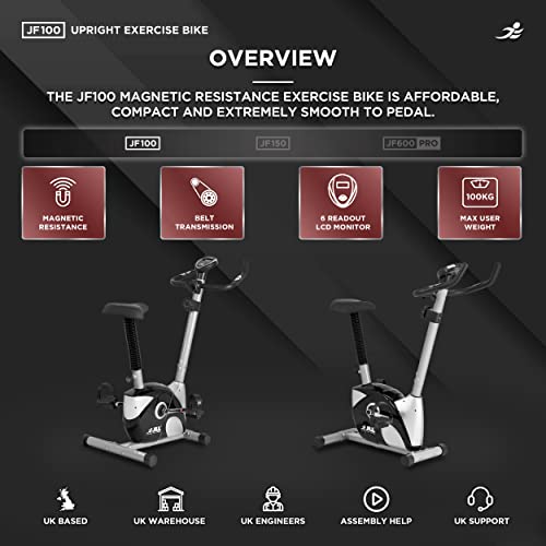 JLL® JF100 Adjustable Magnetic Resistance Exercise Bike