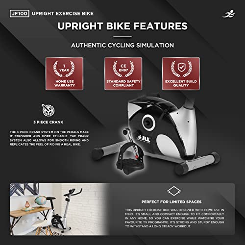 JLL® JF100 Adjustable Magnetic Resistance Exercise Bike