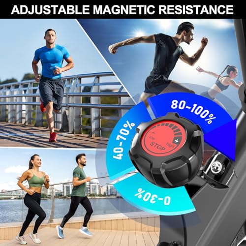 Micyox MX87 Magnetic Exercise Bike with Heart Rate Sensor