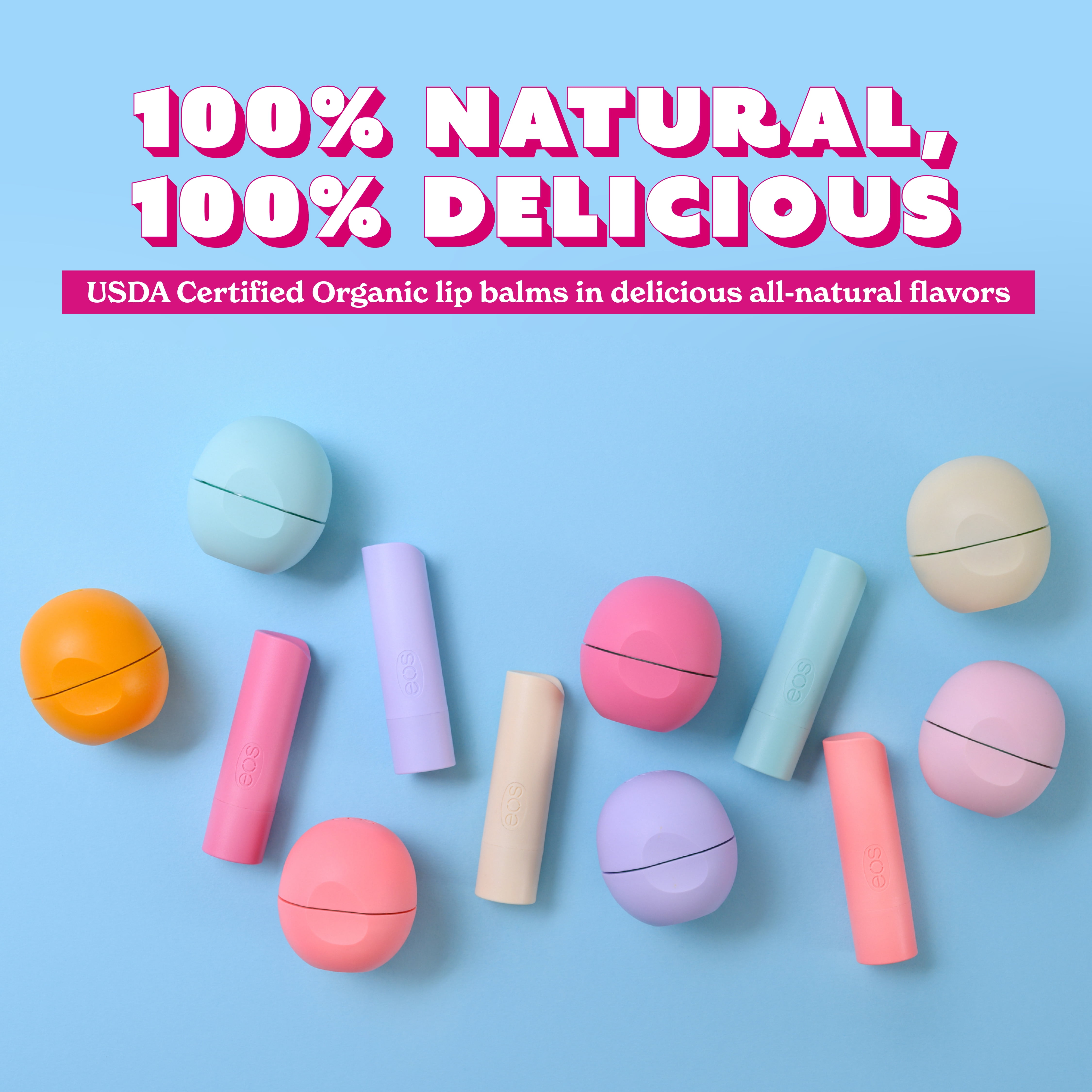eos 100% Natural Organic Lip Balm - Sweet Mint