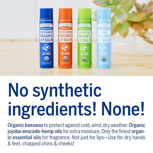 Organic Lip Balm - Dr. Bronner's Unscented