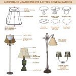 Empire English Pleat Lamp Shade in White
